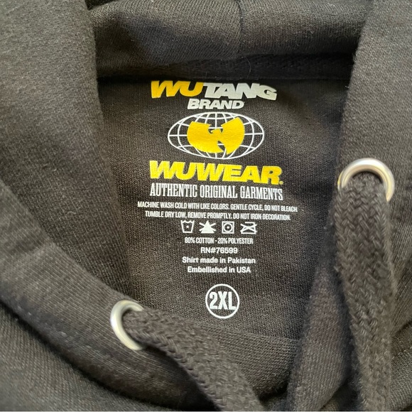 Wu Wear | Sweaters | Wutang Hoodie Size 2xl Fortnite Wutang Sweater Rza ...